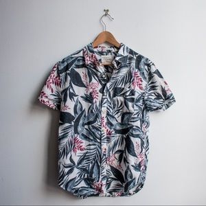 Luck Brand Floral Print Buttondown